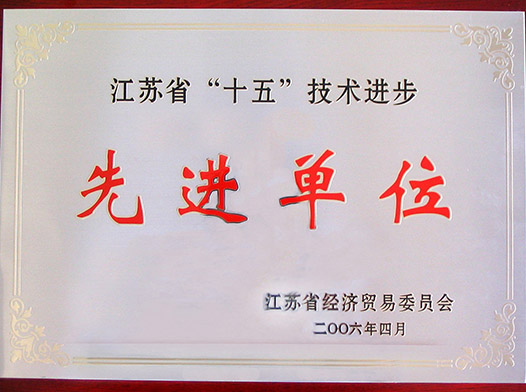 十五技术进步先进单位